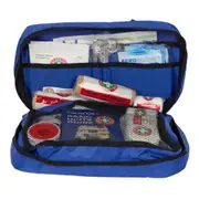 Blue Emergency First Aid Kit Treatment Car/Travel Compact Medical Survival