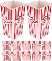 GRIRIW 12pcs Popcorn Boxes Retro Party Decorations Small Popcorn Containers Night