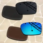 2 Pairs POLARIZED Replacement Lenses for Oakley Gibston OO9449 61mm Sunglasses