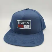 RVCA Hat Logo Skate Baseball Cap Snapback Blue Red White Logo Adjustable Outdoor