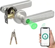 AILRINNI Smart Lock - Fingerprint 4-In-1 Keyless Entry Electronic Door Handle wi