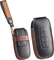 ontto Car key cover fit for Nissan X-trail T33 Qashqai 2022 J12 Ariya Altima Teana 2023 2024 Juke handmade leather key case holder keyring key chain Smart Key Shell Accessories