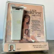 Vintage 1992 Lady Remington Diamond Honed Cord Shaver WER3700 Rare Made In USA
