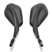 Matte Black Motorcycle Rearview Mirrors For Harley Davidson Road King Sportster