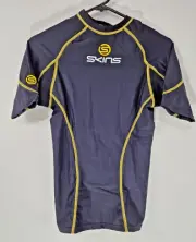 Skins Compression Top S/S Size XS BNWT Activewear Training Black