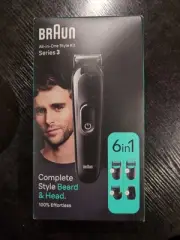 BRAUN ALL-IN -ONE COMPLET STYLING SET SERIES 3 6-IN -1 BEARD & HEAD BRAND NEW