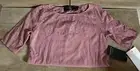 Dana Buchman Beaded Top Mauve Size Small NWT MSRP $228