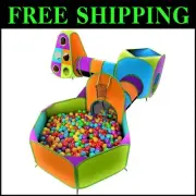 Customizable 5-Piece Kids Play Tent, Tunnel & Ball Pit - Safe, Fun, & Functional