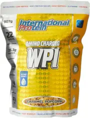 International Protein Amino Charged Caramel Popcorn Flavour Whey Protein Isol...