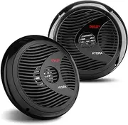 8” Marine Vehicle Speakers - Dual 180W 4 Ohm Waterproof Car Component Speaker System, PP Cone w/Rubber Surround, 20 Oz Magnet 1.5" Voice Coil, for Custom Audio Boat Truck Mobile Off-Road (Black)