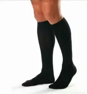 Jobst Compression Black Knee High Socks Dri-Release CT 30-40mmHg Men M; Opened
