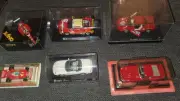 Lot of 6 1/43 scale cars (Alfa Romeo. Ferrari, Onyx & Majorette)