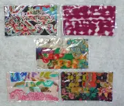 5 FACE MASK NEW SEAL UNUSED FABRIC WASHABLE NON-MEDICAL MULTICOLOR WITH EAR LOOP