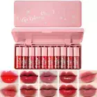 10 Colors Lip Tint Stain Set, Korean Plumping Lip Gloss Watery Lip Stain, Multi-