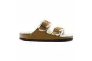 Birkenstock Arizona Shearling Suede Sandals - Regular - Mink