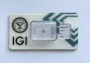 0.40 CT D VS2 Natural DIAMOND IGI Certified and Sealed Round Brilliant Cut