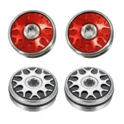 2pieces/set Golf Putter Weights for Putter Head (Black/Red)