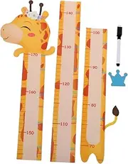Yardenfun 1 Set Height Stickers Car Posters Patrol Items Forest Wallpaper Change Letter Cute Decals Wall Stickers Removable Party Ruler Home Paint by Numbers Penguin Self One Yellow