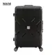 MOM JAPAN日本品牌 20吋 輕量化鋁框亮面 PP材質 行李箱/旅行箱-黑 M3002