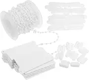 1 Sets Curtain Accessories Curtains Beaded Curtain Blinds Blind Repair Accessories Roller Shades Accessories Vertical Blind Accessories Window Blind Repair Kit White Plastic