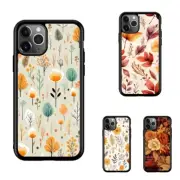 For Samsung S20 S21 S22 Plus Ultra Autumn Fall Floral yellow PC Case