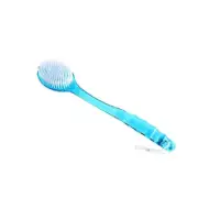 Back Body Bath Shower Sponge Scrubber Brushes with Handle Exfoliating Scrub Skin