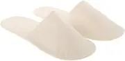 HONMEET 1Pair Comfortable Felt Slippers for Men Non Slip Closed Toe Design Portable Travel Slippers for Hotels Spas Resorts Soft Durable Easy to Clean Slippers Cozy Indoor