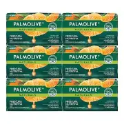 Palmolive Mandarina y Romero Bar Soap Frescura Nutritiva, 120g (Pack of 6)