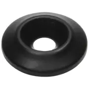 Allstar Countersunk Washer 1/4 in ID 1 in OD Plastic Black Set of 10 18690