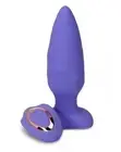 Big anal dilator massager vibrating silicone dildo butt plug
