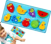 Tear and Pull Puzzle | Preschool Toys Matching Puzzle for Boys Girls,Shape Sorter, Colorful Early Learning Toys for Classroom, Nursery School Use