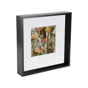 Nicola Spring 10 x 10 3D Shadow Deep Box Photo Frame - Craft Display Picture Frame with 6 x 6 Mount