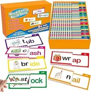 Word Families, Letter Sounds Flash Cards, ABC Vocabulary Flash Cards, Kindergarten Sight Word Flash Cards, Learn to Read Phonics Flash Cards, Read and Rhyme Flip Activity Book, Reading Games