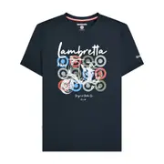 Lambretta Mens Scooter Brand Big & Tall T-Shirt