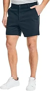 [NAUTICA] Men's Cotton Twill Flat Front Stretch Chino Short