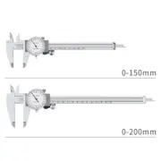 Metric-Gauge Measure Tool Dial Vernier Caliper Shockproof Micrometer 0-150-200mm