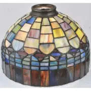 Meyda Lighting 8"W Tiffany Candice Shade, AMB/GR/BL/VL - 98839