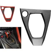 For 17-23 NISSAN R35 GTR Center Control Gear Shifter Trim Carbon Fiber Matte BLK (for: Nissan)
