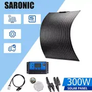 300W ETFE Flexible Solar Panel Kit 12V Caravan Boat Camping Portable Charging AU