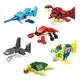 百變海洋動物積木 立體動物益智組合玩具扭蛋積木 親子同樂桌上小物 贈品禮品