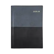2025-2026 Financial Year Diary Collins Vanessa A4 Week to View Black FY345.V99