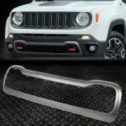 For 15-23 Jeep Renegade Dark Gray Front Bumper Face Bar Center Molding Trim (for: Jeep)