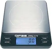 Dipse Digital Laboratory Scales TP-2000 x 0.1 Precision Scales with 0.1 g Accurate Resolution Digital Scales up to 2000 g / 2 kg Weighing Range 2000 x 0.1 g Colour Black