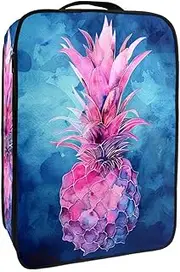 [YTYVAGT] Travel Shoe Bag,Waterproof Portable Organizer Storage Shoe Pouch,Watercolor Fruit Pink Pineapple