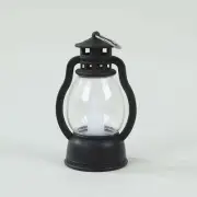 12 Black Vintage Mini LED Candle Lanterns Holders Party Decorations