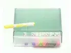 NEW GREEN TUPPERWARE DRAWER FRIDGE OR COUNTER ORGANIZER STACK 12" x 8" x 2"