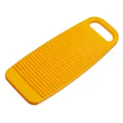 Clothes Washboard Laundry Board Thicken Washing Scrubbing Board Hand Washing Board for Laundry Bathroom Accessories Dormitory yellow