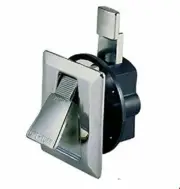 Perko Chrome Plated Cabinet Flush Latch Face Plate Dia 2-1/4"x2" 0922DP0CHR
