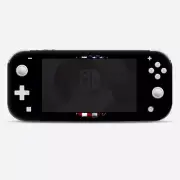 Skins Decals wrap for Nintendo Switch Lite - American Skull Flag in Skull