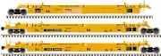 Atlas HO 20006628 - 53' Articulated Well Car "TTX" #728655 (Forward Thinking Sma